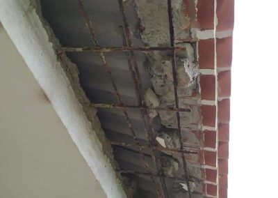 Saneamiento de cornisas. Tratamiento para el hierro Rehabilitación y reformas Esaú